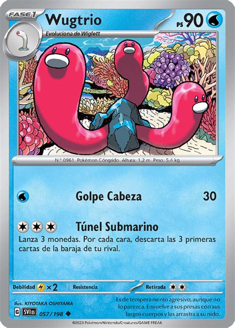 Wugtrio Escarlata y Púrpura TCG WikiDex la enciclopedia Pokémon