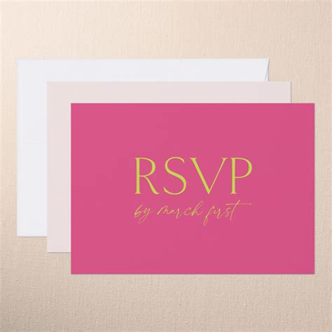 Editable Edition Rsvp Card By Yours Truly Shutterfly