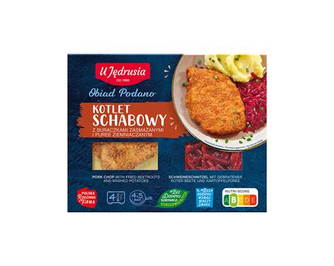 Kotlet Schabowy z Puree i Buraczkami 400g u Jędrusia Food Plus Shop online