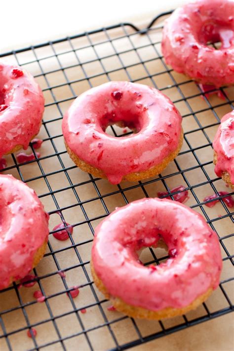 Baked Strawberry Doughnuts Cooking Classy