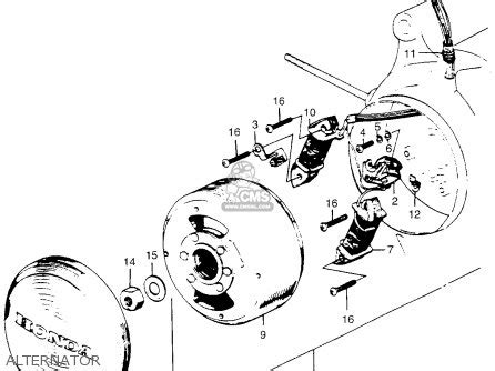 Honda PC50 LITTLE HONDA 1969 USA parts lists and schematics