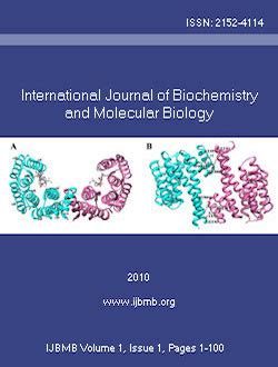 International Journal Of Biochemistry And Molecular Biology