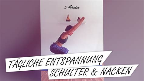 kurzer Yoga Flow Verspannung im Nacken Schultern lösen YouTube