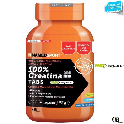 Named Sport Creatine Tabs Pura Creatina Creapure In Compresse