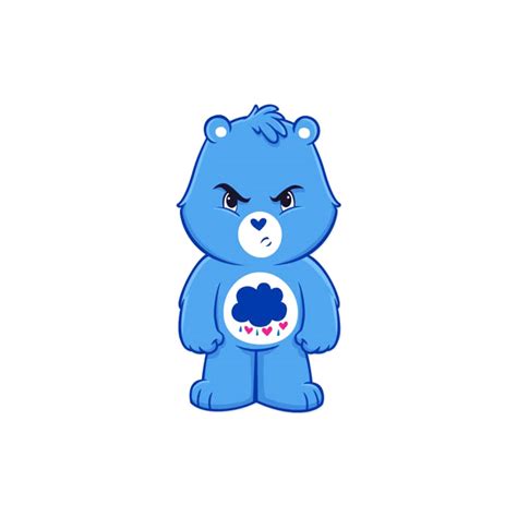 Grumpy Care Bear sticker | drunkMall