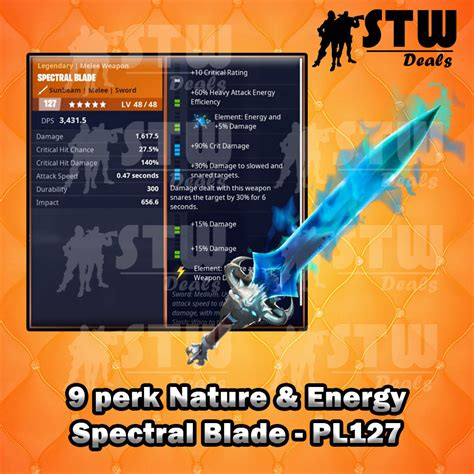 Modded 127 Nature And Energy Spectral Blade Stwdeals