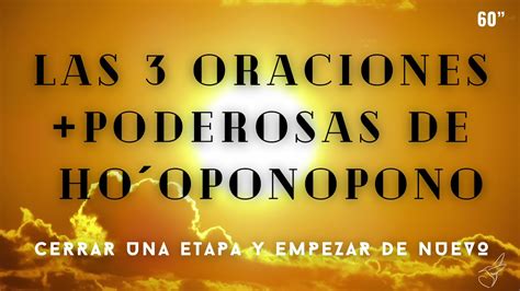 Las ORACIONES MAS PODEROSAS de HOOPONOPONO MEDITACIÓN guiada CERRAR