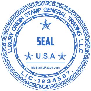 Create Professional Company Seals with Customizable Templates