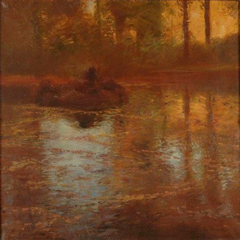 Crepuscule Gaston La Touche 1890 Impressionism Painting French