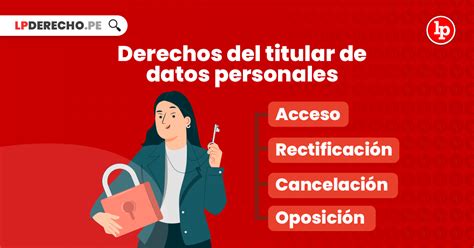 Cu Les Son Los Derechos Del Titular De Datos Personales Lp