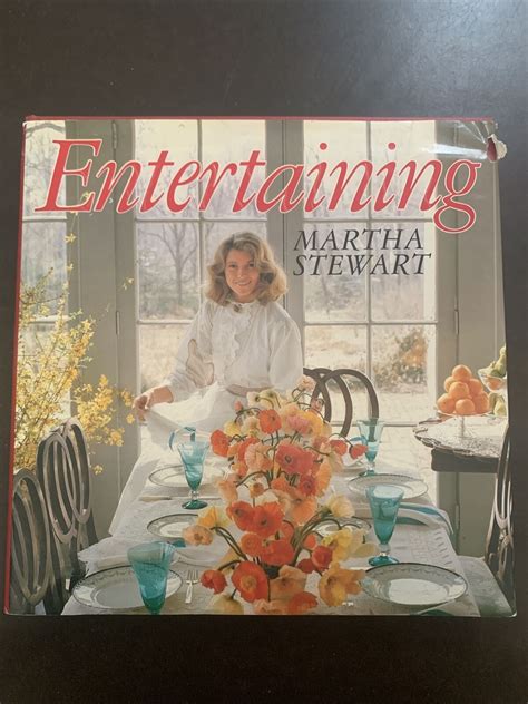 Entertaining By Martha Stewart 1982 Hardcover Used Copy 1st Edition