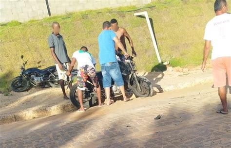 Dois Homens Ficam Feridos Ap S Colis O De Motocicletas Em Teresina