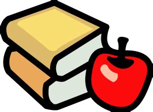 Apple And Books Clipart - ClipArt Best