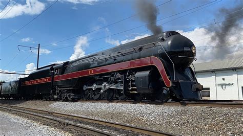 Norfolk Western Class J Rolls Through Leaman Place During In Cab