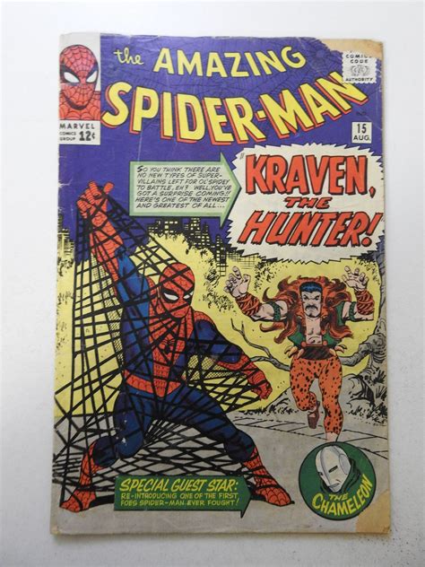 The Amazing Spider Man Gd Condition Moisture Stain Comic