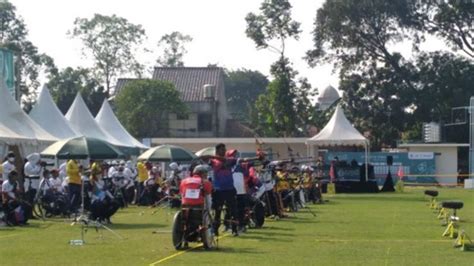 Foto Babak Kualifikasi Cabor Para Panahan ASEAN Para Games 2022 Dimulai