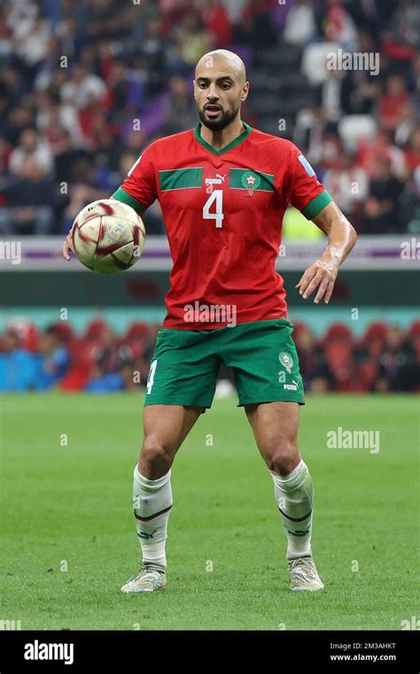 Sofyan Amrabat of Morocco during the FIFA World Cup 2022, Semi-final ...