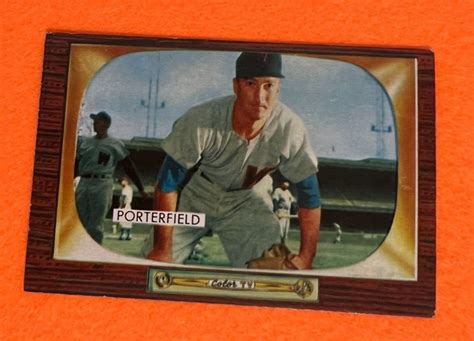 BOB PORTERFIELD 1955 Bowman 104 Washington Senators EBay