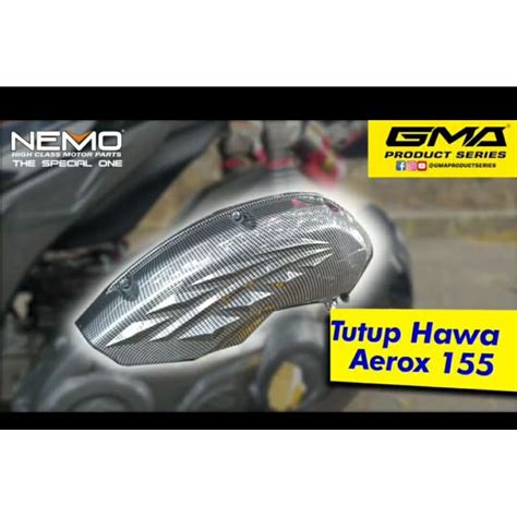 Jual Cover Tutup Filter Hawa Nemo Karbon Carbon Yamaha Aerox Vva