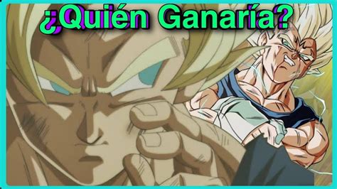 Goku vs Majin Vegeta Quién Habría Ganado Dios Dragón Blue YouTube