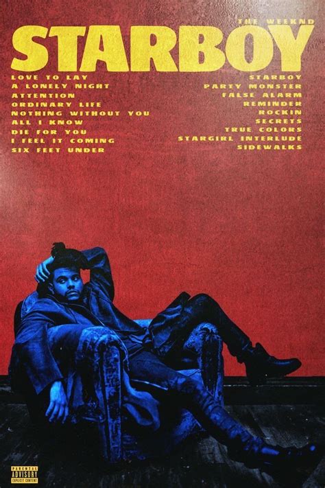 starboy | Affiche graphique, Collage des photo muraux, Affiches rétro