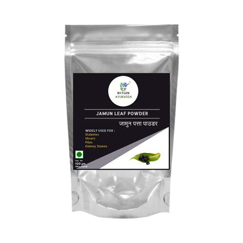 Nxtgen Ayurveda Jamun Leaves Powder 100 Gm Amazon In Health