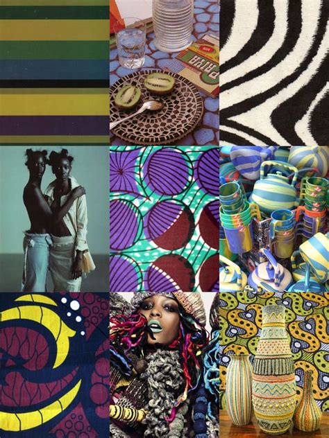 FASHION Afrique Chic Moodboard African Digital Art NEOGRIOT