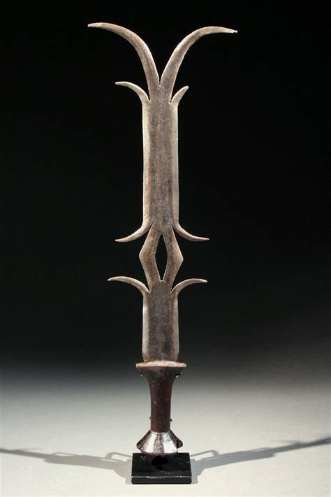 Africa Byongi Parade Sword Ekonda Peoples D R Congo Wrought Iron