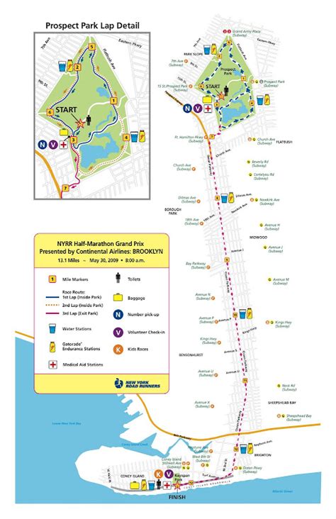 The Tyranny of Ducks: Brooklyn Half Marathon (Official Map!)