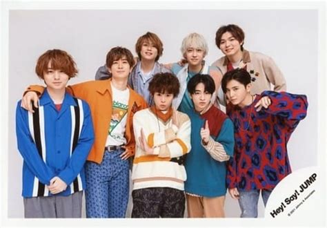 駿河屋 Heysayjump集合8人横型・膝上シングル「ネガティブファイター」mv＆ジャケ写オフショット公式生写真（男性生写真）