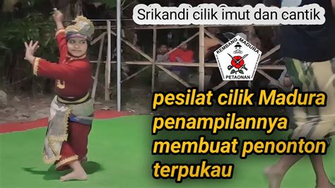 Pencak Silat Madura Srikandi Cilik Sonda Slewa Warna Youtube