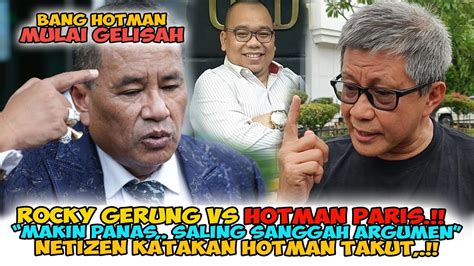 PANAS LAGI HOTMAN PARIS NGEGAS HOTMAN KENA SEMPROT JUBIR 01