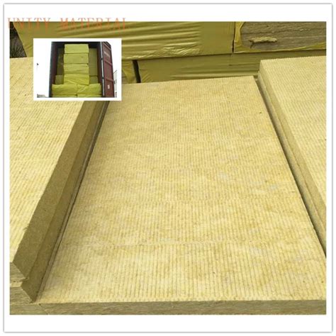 50mm Thickness 80mm External Wall Thermal Insulation Rockwool Mineral Rock Wool Board For Heat