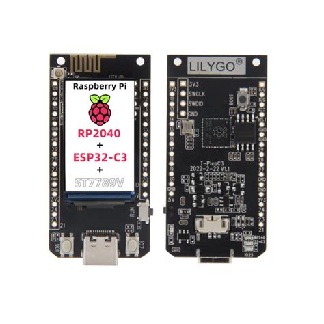 Lilygo T Picoc Esp C Rp Dual Mcu Mit Inch Display