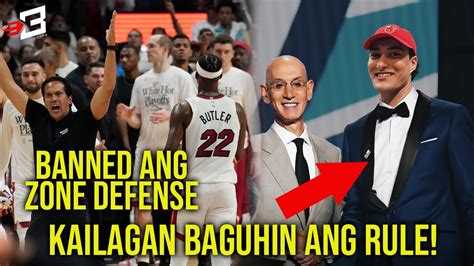 Mga NABAGO Na Rule Sa NBA Banned Ang Zone Defense Kahit Sino