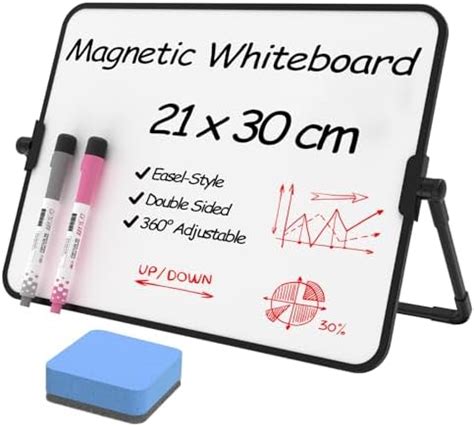 Newyes Mini Whiteboard Magnetic Dry Erase X Cm A Double Sided