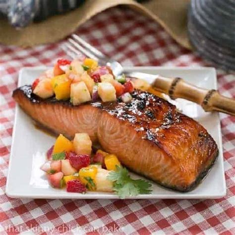 Maple Glazed Salmon Easy And Elegant That Skinny Chick Can Bake