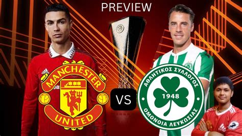 MANCHESTER UNITED VS OMONIA PREVIEW EUROPA LEAGUE RONALDO AND CASAMIRO