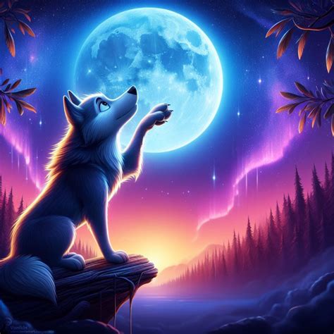 Wolf in the Moonlight #1 by Vonikin on DeviantArt