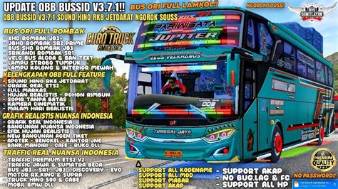 New Updateobb Bussid V Sound Hino Rk Ngorok Souss Full Rombak