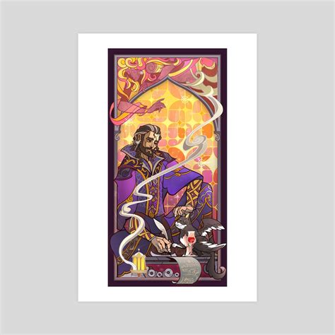 The Wizard Of Waterdeep An Art Print By Jian Guo INPRNT