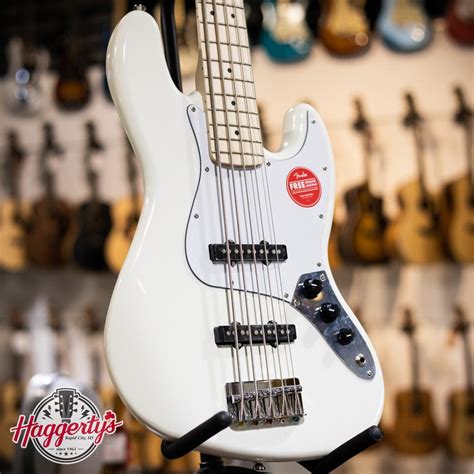 Squier Affinity Jazz Bass Limited Edition Olympic White 49 OFF