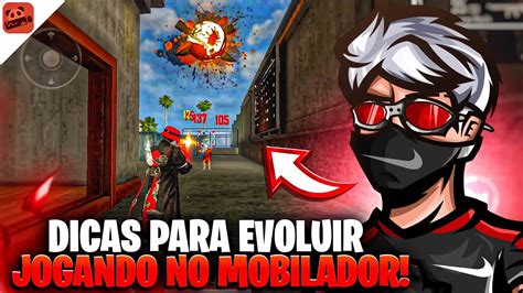 Como Evoluir R Pido Jogando Free Fire No Mobilador Dicas Para