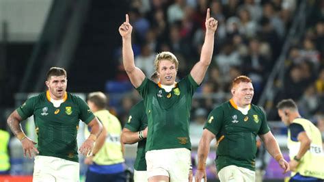 Pieter Steph Du Toit Lands World Rugby Player Of The Year Award Rassie