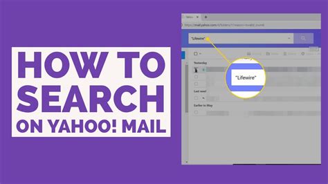 Yahoo Mail How To Search On Yahoo Mail Youtube