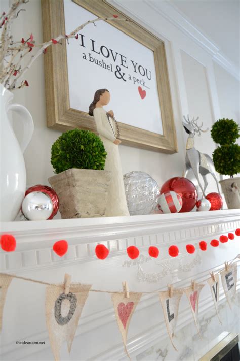 diy valentines day  love   bushel   peck sign  idea room