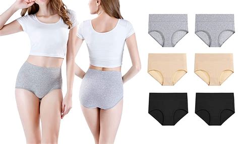 Lot De Ou Culottes Taille Haute Femme Groupon