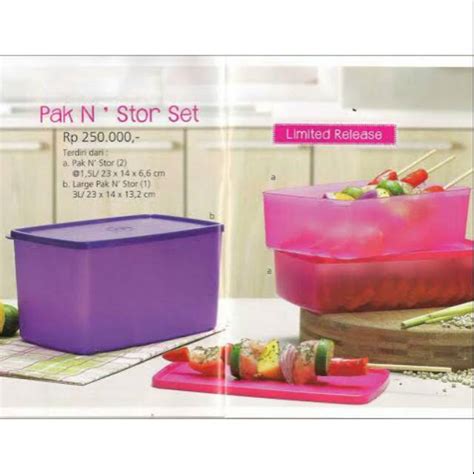 Jual Pak N Stor Tupperware Limited Release Shopee Indonesia