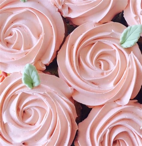 Vanilla Bake Shop Pink Rose Cupcakes