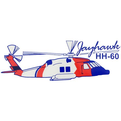 Jayhawk Helicopter Clear Decal – USAMM